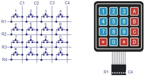 Download web tool or web app Matrix Keypad and LCD Library