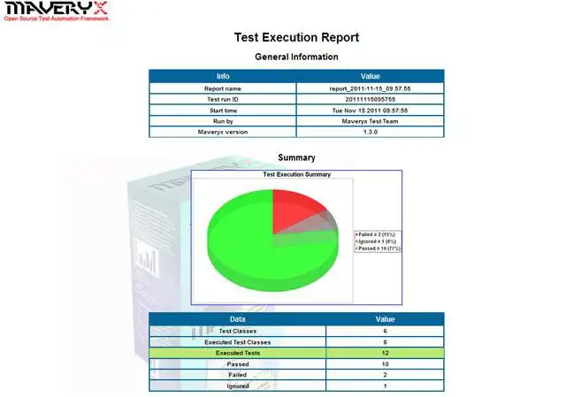Download web tool or web app Maveryx
