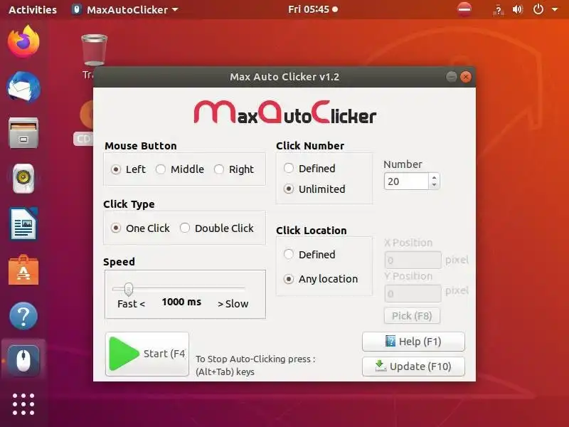 Mag-download ng web tool o web app na Max Auto Clicker