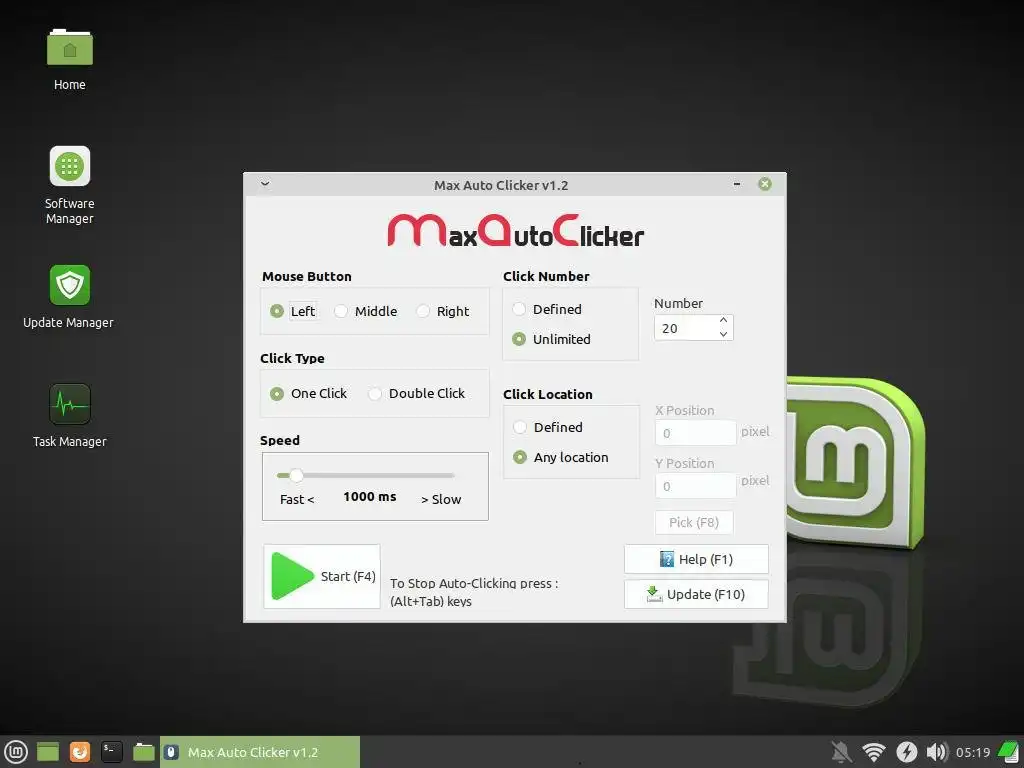Download web tool or web app Max Auto Clicker