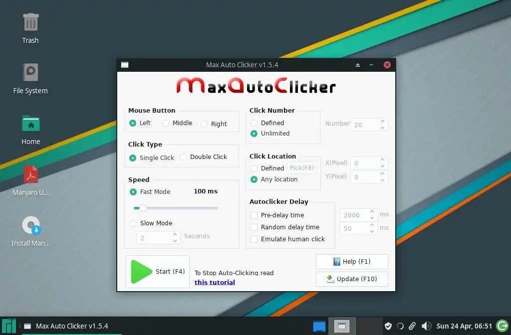 Mag-download ng web tool o web app na Max Auto Clicker