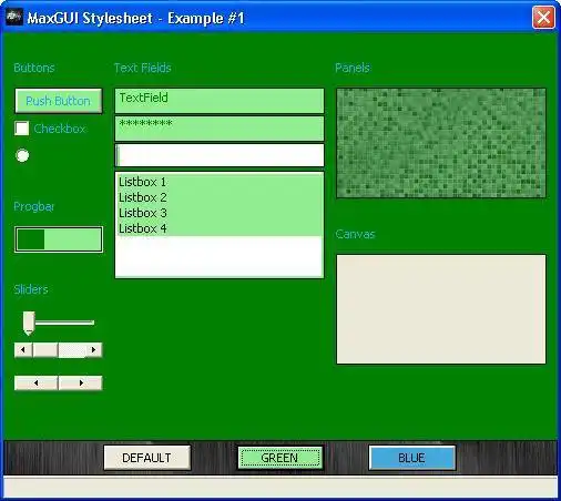 ওয়েব টুল বা ওয়েব অ্যাপ MaxGUI.stylesheet ডাউনলোড করুন