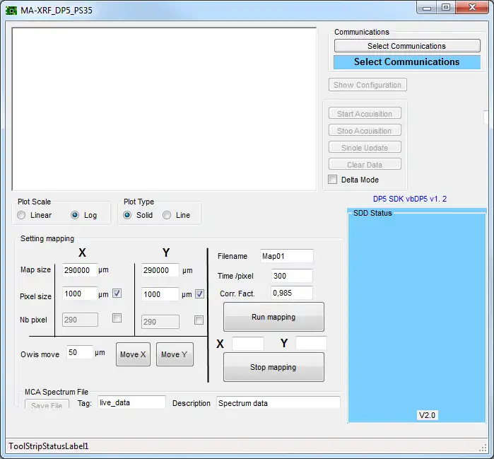 Muat turun alat web atau aplikasi web MA-XRF-Cntrl