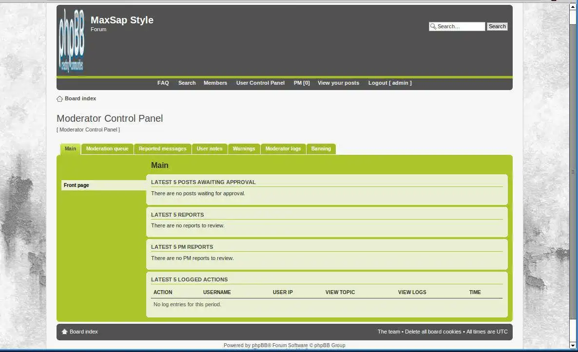 Download web tool or web app MaxSap -PhpBB Style