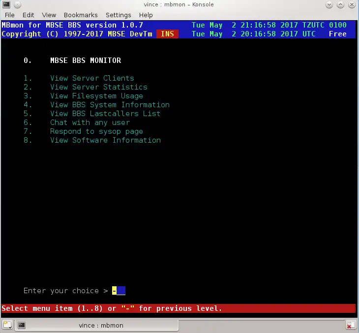 Linux Unix-നായി വെബ് ടൂൾ അല്ലെങ്കിൽ വെബ് ആപ്പ് MBSE BBS ഡൗൺലോഡ് ചെയ്യുക