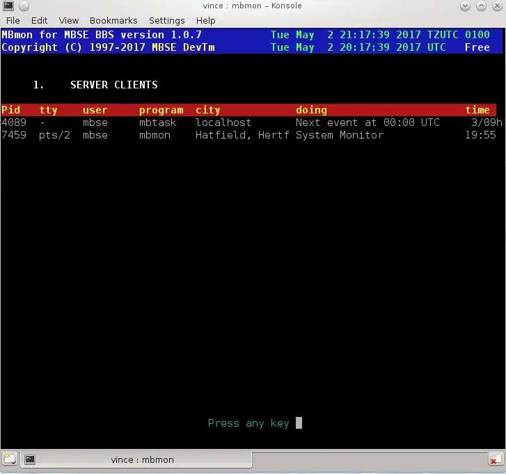 Download webtool of webapp MBSE BBS voor Linux Unix