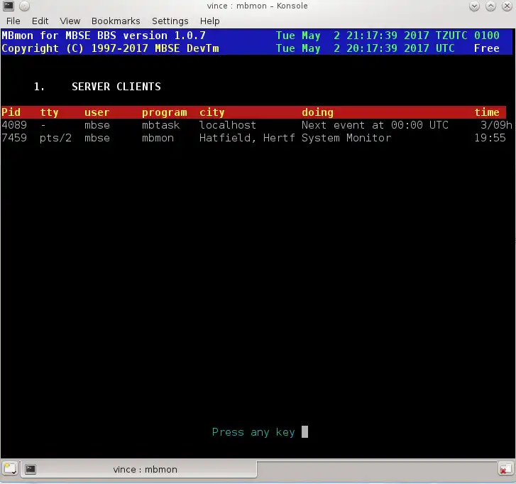 Linux Unix-നായി വെബ് ടൂൾ അല്ലെങ്കിൽ വെബ് ആപ്പ് MBSE BBS ഡൗൺലോഡ് ചെയ്യുക