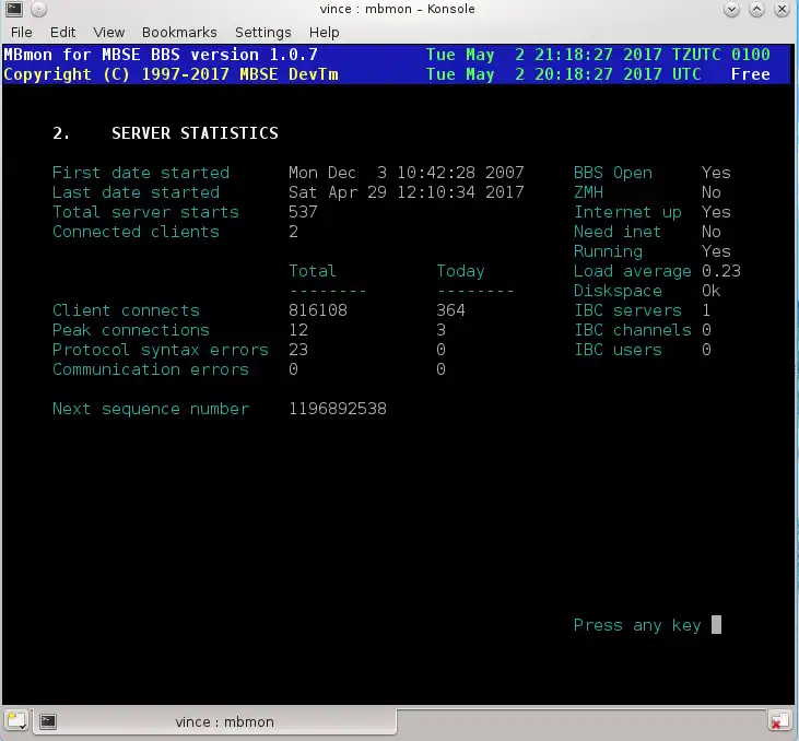 Linux Unix-നായി വെബ് ടൂൾ അല്ലെങ്കിൽ വെബ് ആപ്പ് MBSE BBS ഡൗൺലോഡ് ചെയ്യുക