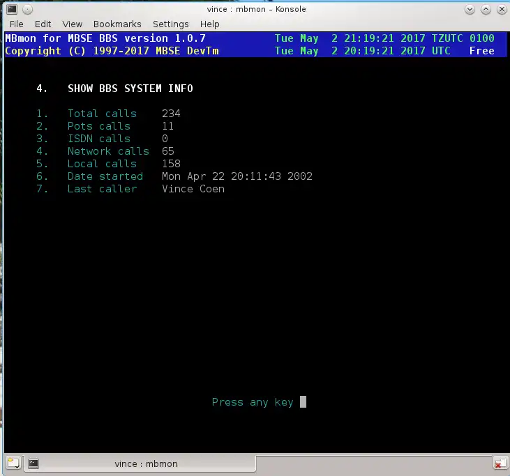 Download webtool of webapp MBSE BBS voor Linux Unix