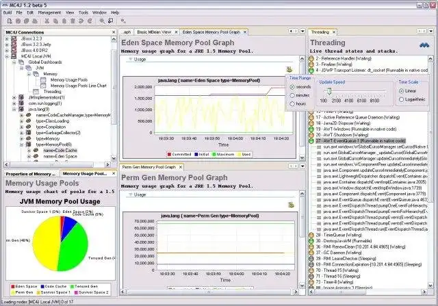 Download web tool or web app MC4J JMX Console