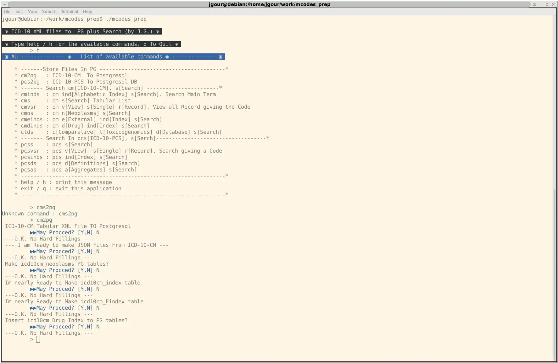 Download webtool of webapp mcodes_prep om online in Linux te draaien