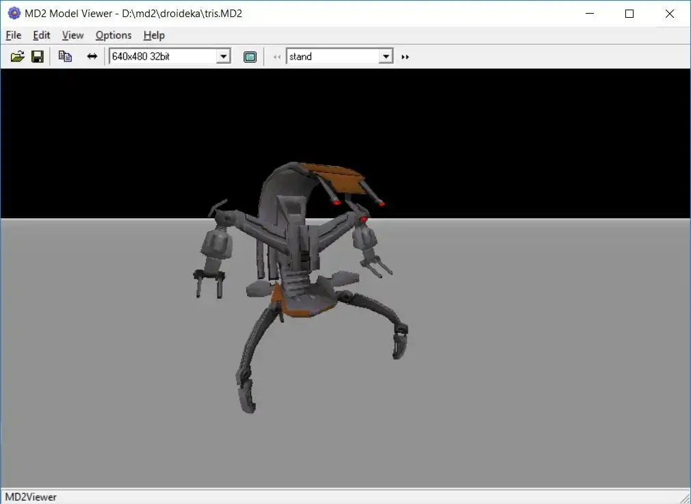 Download web tool or web app MD2 Viewer to run in Windows online over Linux online