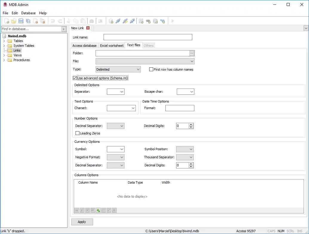 Unduh alat web atau aplikasi web Admin MDB