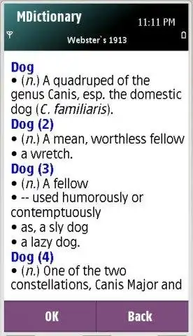 웹 도구 또는 웹 앱 다운로드 MDictionary - 모바일 사전 프로그램