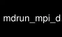 Run mdrun_mpi_d.mpich in OnWorks free hosting provider over Ubuntu Online, Fedora Online, Windows online emulator or MAC OS online emulator