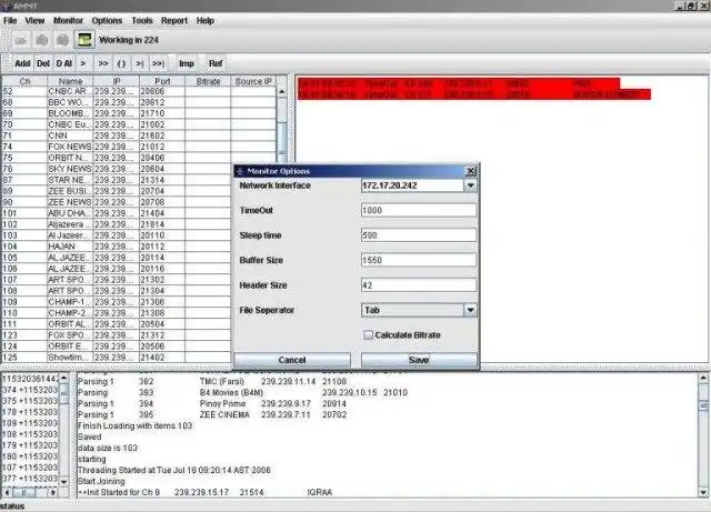 Download webtool of webapp Media Tester Multicast Monitoring