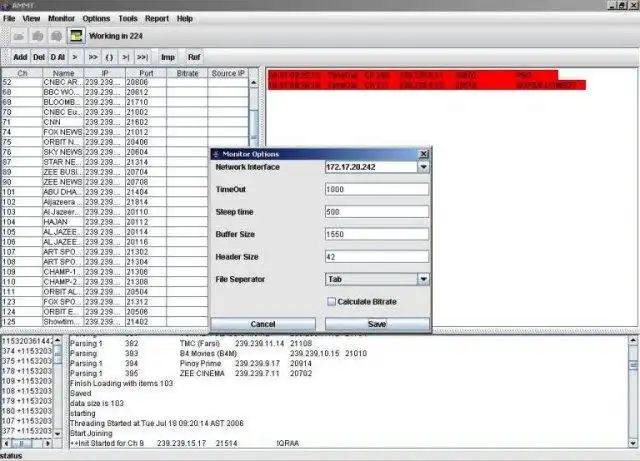 ابزار وب یا برنامه وب Media Tester Multicast Monitoring را دانلود کنید