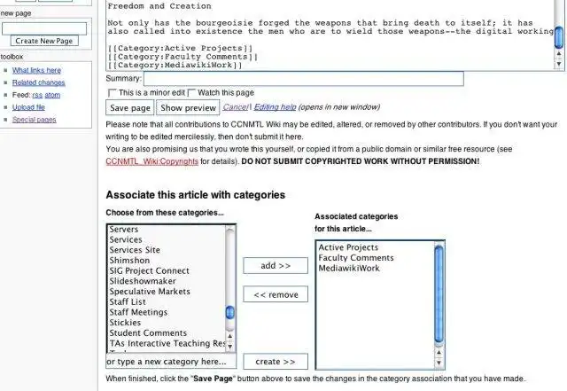 Download web tool or web app mediawiki-agora