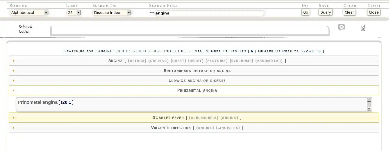 Download web tool or web app medicalcodes to run in Linux online