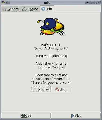 Unduh alat web atau aplikasi web ujung depan mednafen untuk dijalankan di Windows online melalui Linux online