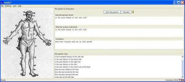 Mag-download ng web tool o web app medSLT para tumakbo sa Linux online