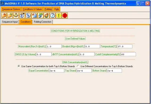 Download web tool or web app MeltDNA
