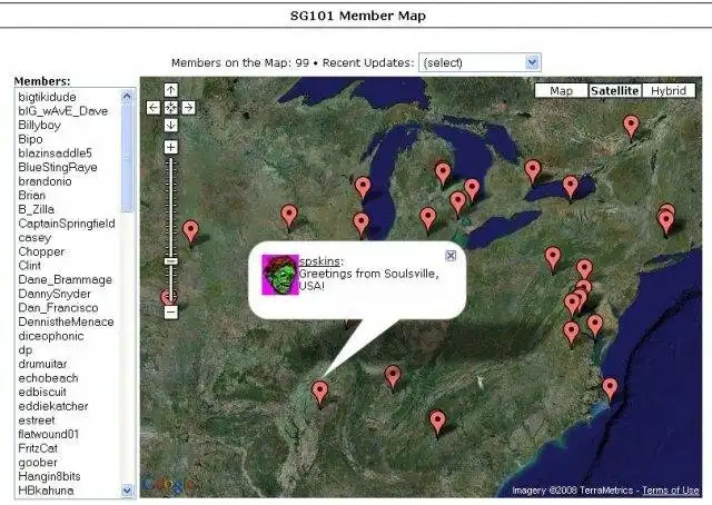 Download web tool or web app Member_Map Module for PHP-Nuke