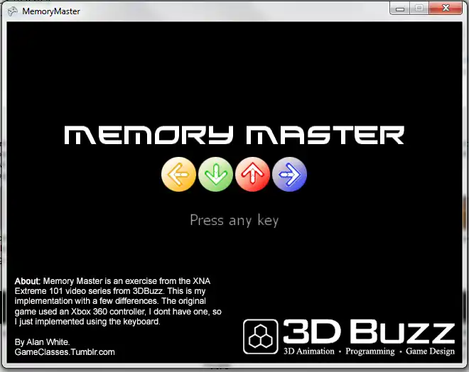 Download webtool of webapp MemoryMaster