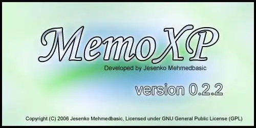 Web ツールまたは Web アプリ MemoXP をダウンロード