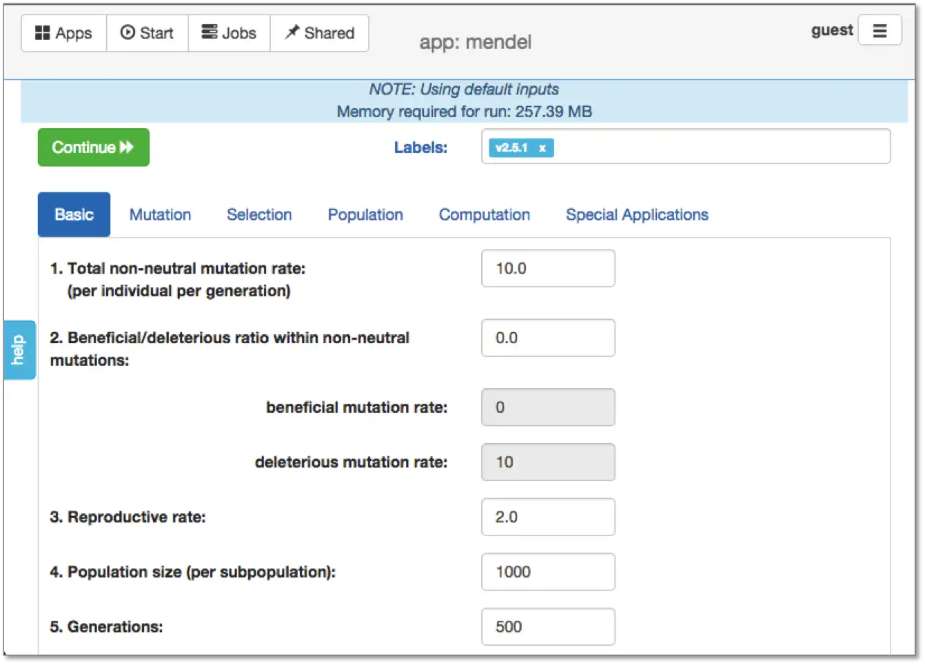 Download web tool or web app Mendel’s Accountant to run in Linux online