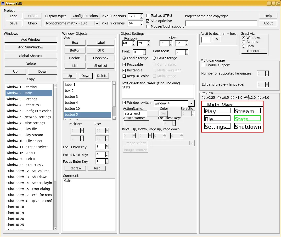 下载网络工具或网络应用程序 MenuDesigner