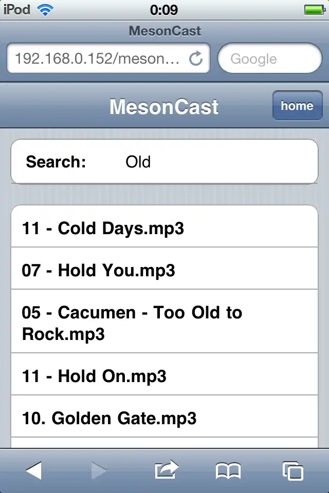 Download web tool or web app MesonCast