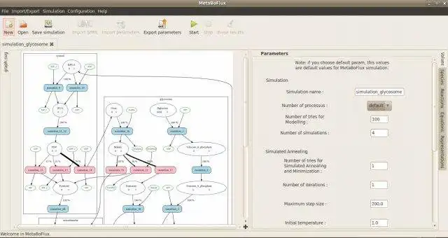 Download webtool of webapp MetaBoFlux om online onder Linux te draaien