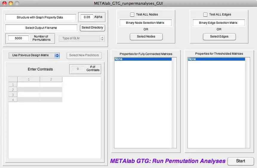 Download web tool or web app METAlab GTG to run in Windows online over Linux online
