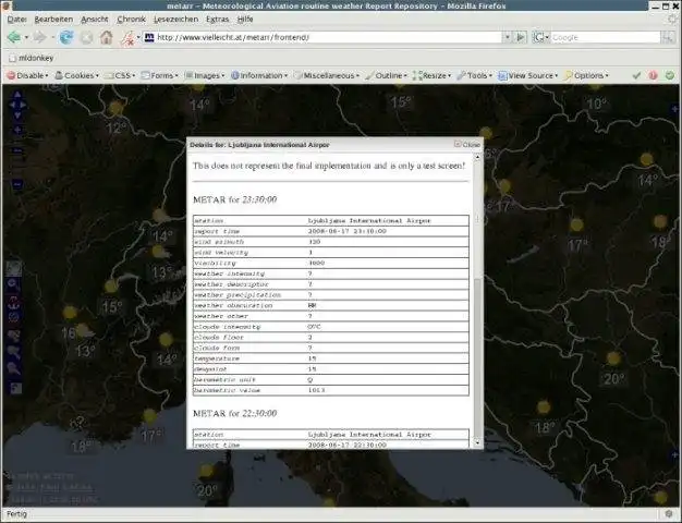 Mag-download ng web tool o web app METAR Repository