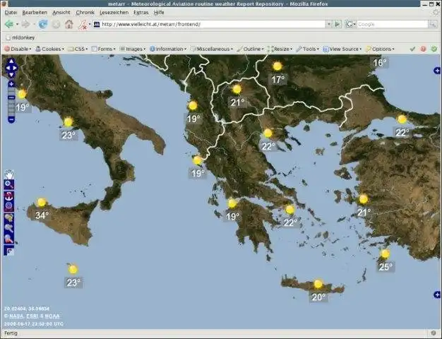 Download web tool or web app METAR Repository