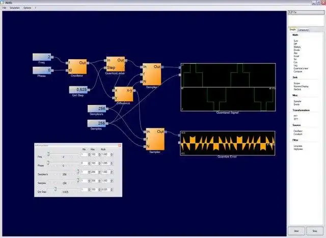 Download web tool or web app Metis DSP to run in Windows online over Linux online