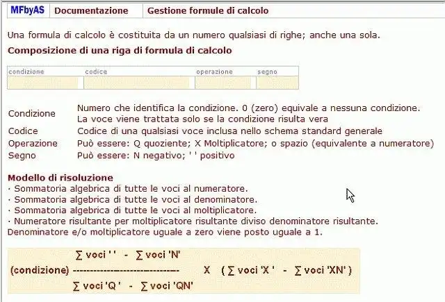 Download web tool or web app MFbyAS - Monitoraggio Finanziario