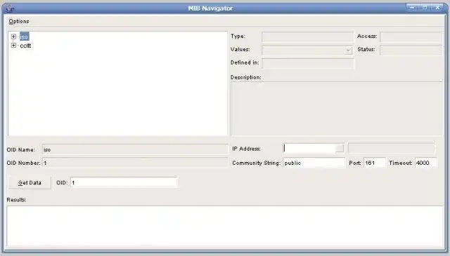 Download web tool or web app MIB Navigator