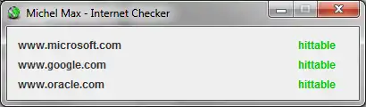 Download web tool or web app Michel Max - Internet Checker