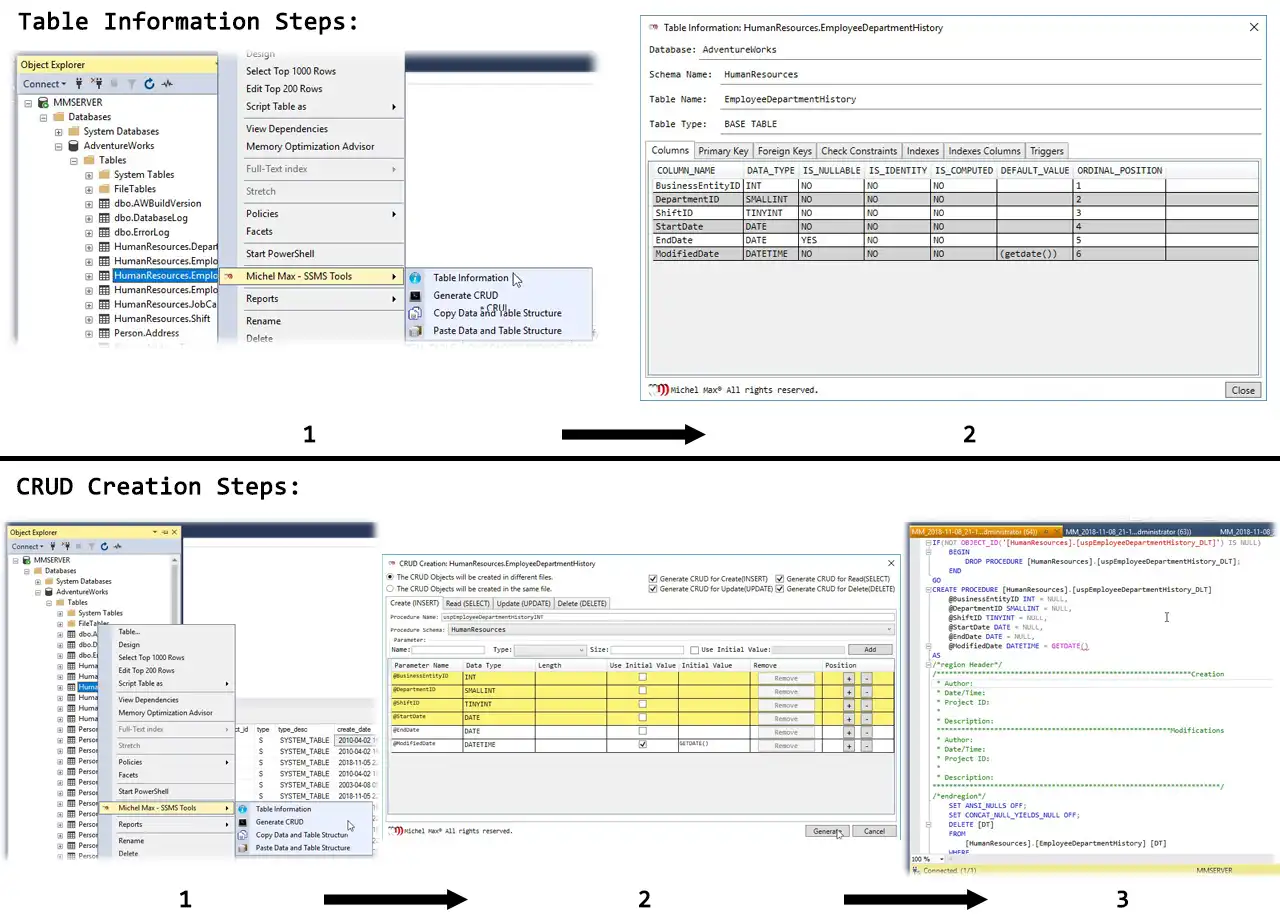 Download web tool or web app Michel Max - SSMS Tools 2014