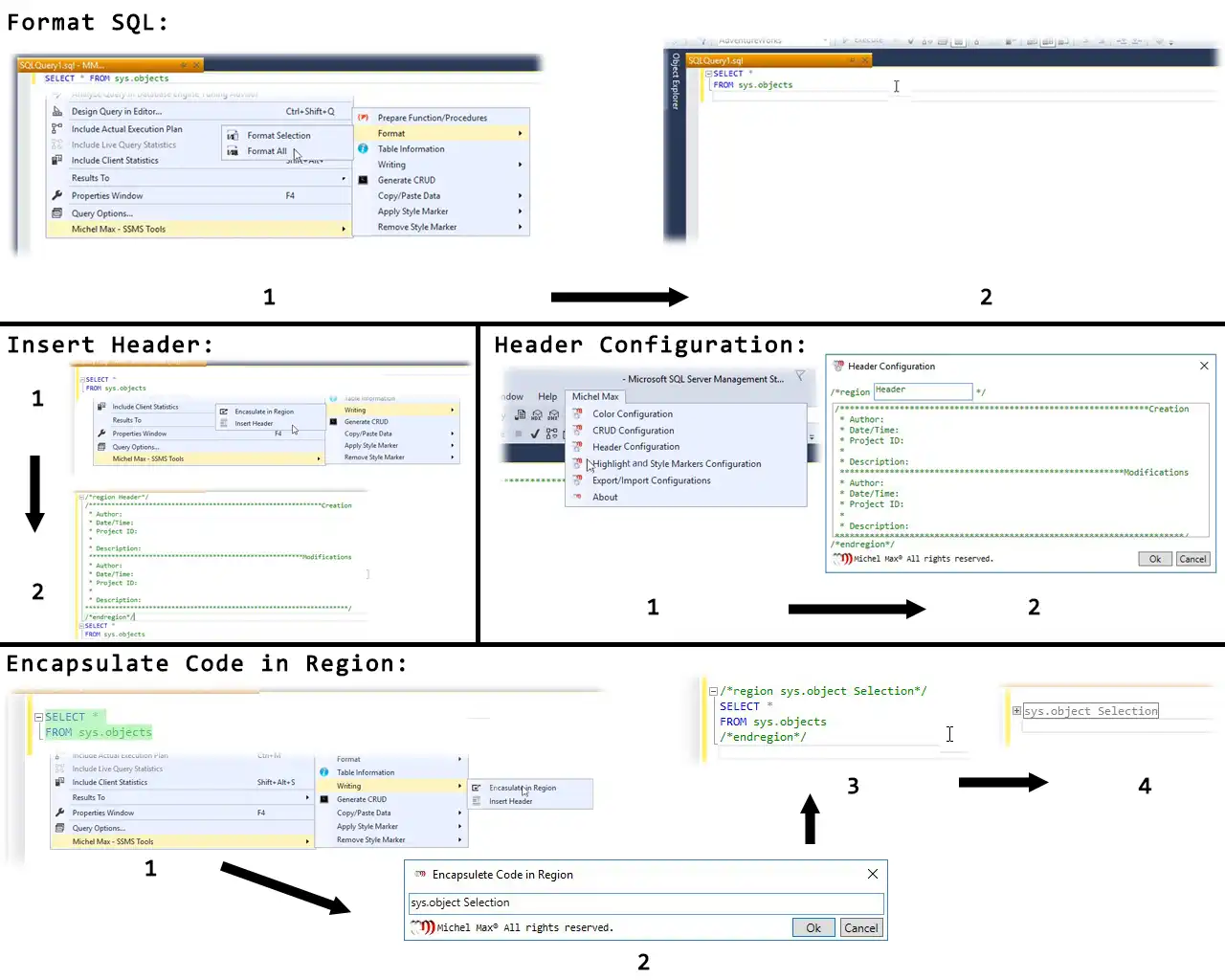 Download web tool or web app Michel Max - SSMS Tools 2014