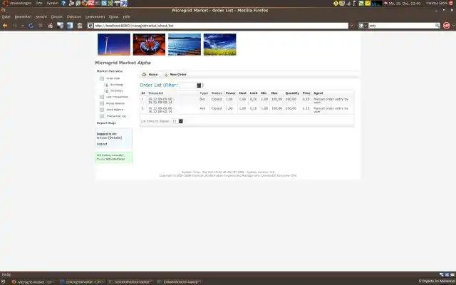 Mag-download ng web tool o web app Microgrid Market para tumakbo sa Windows online sa Linux online