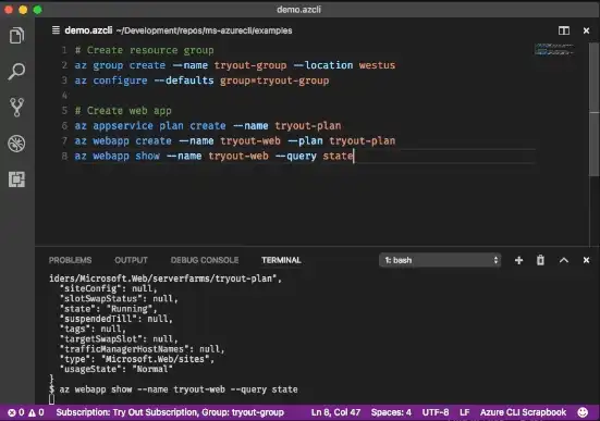 Descargue la herramienta web o la aplicación web CLI de Microsoft Azure