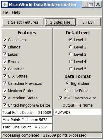 Download web tool or web app Micro World Data Bank (MWDB2) System