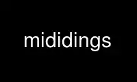 הפעל mididings בספק אירוח בחינם של OnWorks על אובונטו מקוון, פדורה מקוון, אמולטור מקוון של Windows או אמולטור מקוון של MAC OS