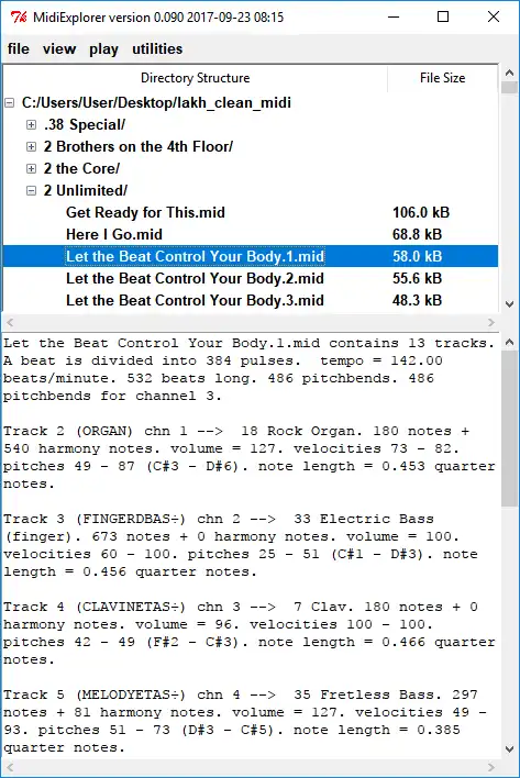 Télécharger l'outil Web ou l'application Web midiexplorer