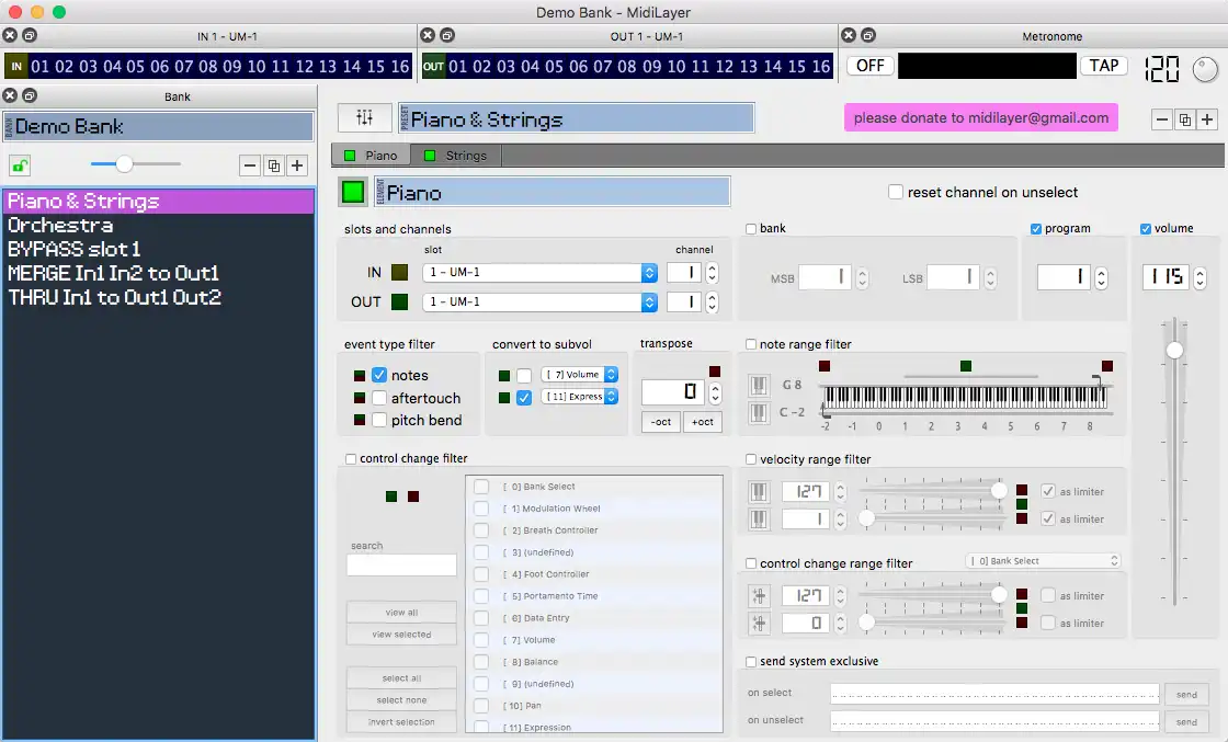 Download web tool or web app MidiLayer