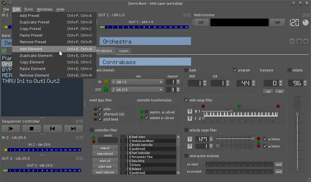 Download web tool or web app Midi Layer