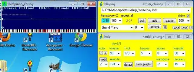 Download web tool or web app midipiano_chung